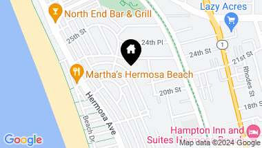 Map of 2134 Loma Drive B, Hermosa Beach CA, 90254