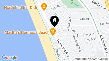Map of 2240 Hermosa Avenue, Hermosa Beach CA, 90254