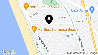 Map of 2160 Monterey Boulevard, Hermosa Beach CA, 90254