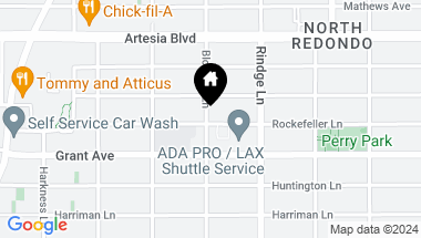 Map of 2101 Rockefeller Lane, Redondo Beach CA, 90278