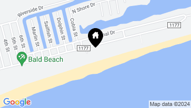 Map of 1220 E Main Street, Sunset Beach NC, 28468