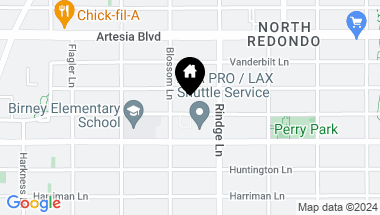 Map of 2109 Rockefeller Lane, Redondo Beach CA, 90278