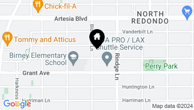 Map of 2103 Rockefeller Lane 2, Redondo Beach CA, 90278