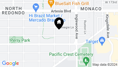 Map of 2607 Rockefeller Lane, Redondo Beach CA, 90278