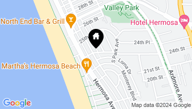 Map of 2318 Manhattan Avenue, Hermosa Beach CA, 90254