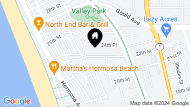 Map of 515 24th Street, Hermosa Beach CA, 90254
