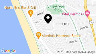 Map of 2418 Myrtle Avenue, Hermosa Beach CA, 90254