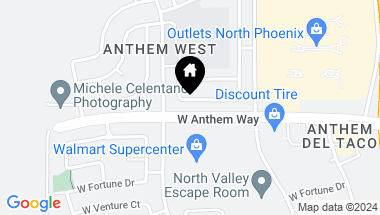 Map of 4425 W HEYERDAHL Drive, Anthem AZ, 85087
