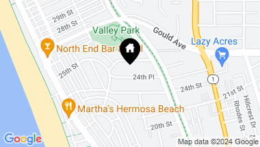 Map of 521 24th Place, Hermosa Beach CA, 90254