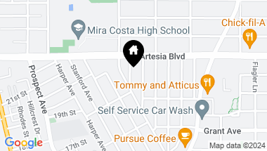 Map of 1730 Reed Street, Redondo Beach CA, 90278