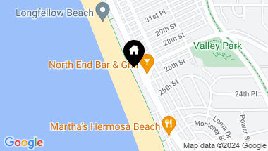 Map of 2666 The Strand, Hermosa Beach CA, 90254