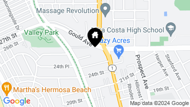 Map of 736 Gould Avenue 33, Hermosa Beach CA, 90254