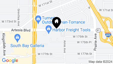 Map of 4232 Artesia Boulevard, Torrance CA, 90504