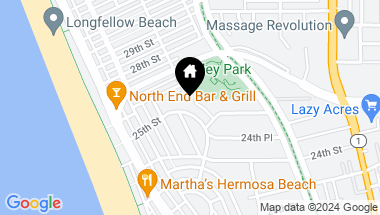 Map of 413 25th Street, Hermosa Beach CA, 90254
