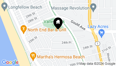 Map of 515 25th Street, Hermosa Beach CA, 90254