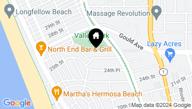 Map of 511 25th Street, Hermosa Beach CA, 90254