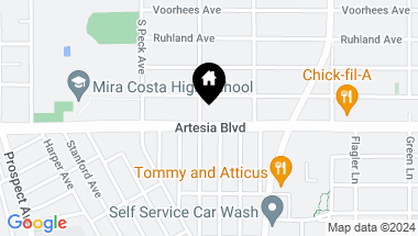 Map of 1601 Artesia Blvd, Manhattan Beach CA, 90266