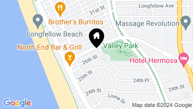 Map of 339 26th Street, Hermosa Beach CA, 90254
