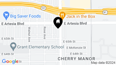 Map of 6539 Cherry Avenue 1, Long Beach CA, 90805