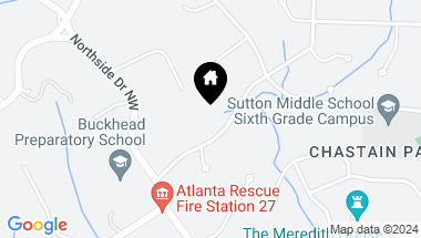 Map of 4350 E Conway Drive, Atlanta GA, 30327