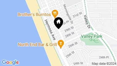 Map of 135 29th Street, Hermosa Beach CA, 90254