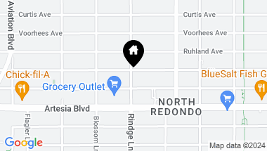 Map of 2110 Rindge Lane, Redondo Beach CA, 90278