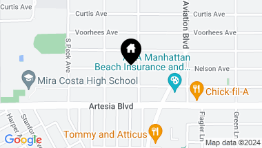 Map of 1646 Nelson Avenue, Manhattan Beach CA, 90266