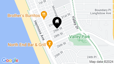 Map of 306 29th Street, Hermosa Beach CA, 90254