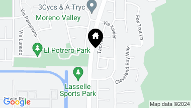 Map of 17019 Tack Lane, Moreno Valley CA, 92555