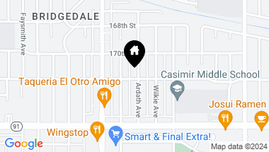 Map of 17039 Ardath Avenue, Torrance CA, 90504
