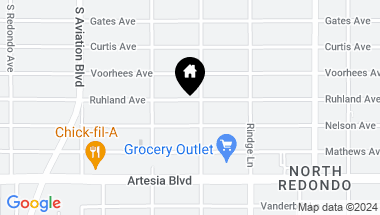 Map of 2018 Ruhland Avenue A, Redondo Beach CA, 90278