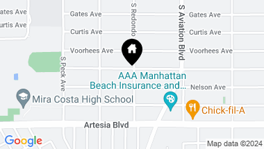 Map of 1658 Ruhland Avenue, Manhattan Beach CA, 90266