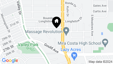 Map of 2954 La Carlita Street, Hermosa Beach CA, 90254