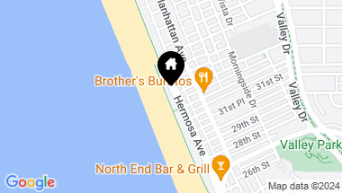 Map of 3301 The Strand, Hermosa Beach CA, 90254