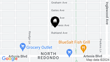 Map of 2311 Ruhland Avenue, Redondo Beach CA, 90278