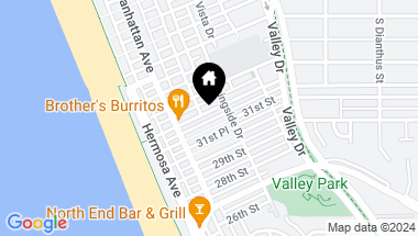 Map of 314 Longfellow Avenue, Hermosa Beach CA, 90254