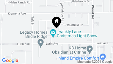Map of 9523 Newbridge Drive, Riverside CA, 92508