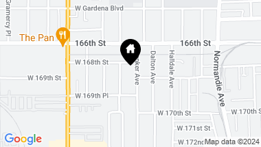 Map of 16823 S Denker Avenue 4, Gardena CA, 90247