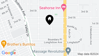 Map of 119 S Dianthus Ave., Manhattan Beach CA, 90266