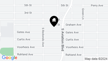 Map of 1747 Gates Avenue, Manhattan Beach CA, 90266