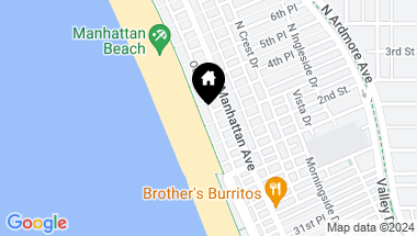 Map of 304 The Strand, Manhattan Beach CA, 90266