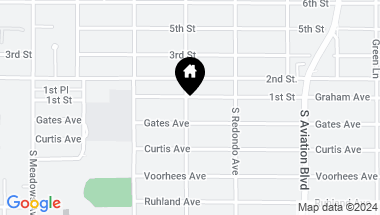 Map of 114 S Herrin Avenue, Manhattan Beach CA, 90266