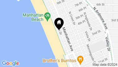 Map of 404 The Strand, Manhattan Beach CA, 90266