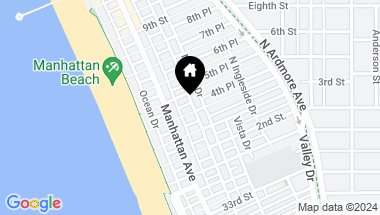 Map of 235 4TH Street, Manhattan Beach CA, 90266