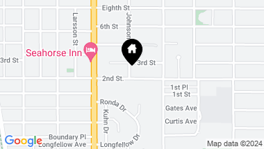 Map of 1201 2nd Street, Manhattan Beach CA, 90266