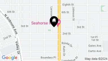 Map of 210 Larsson Street, Manhattan Beach CA, 90266