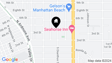 Map of 235 N Dianthus Street, Manhattan Beach CA, 90266