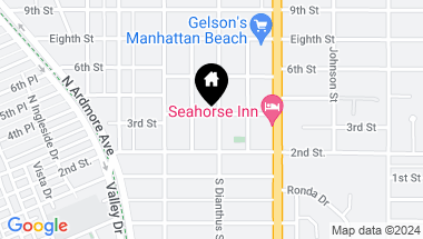 Map of 235 N Dianthus Street, Manhattan Beach CA, 90266
