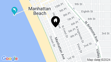 Map of 612 Manhattan Avenue, Manhattan Beach CA, 90266