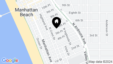 Map of 340 6th Street, Manhattan Beach CA, 90266